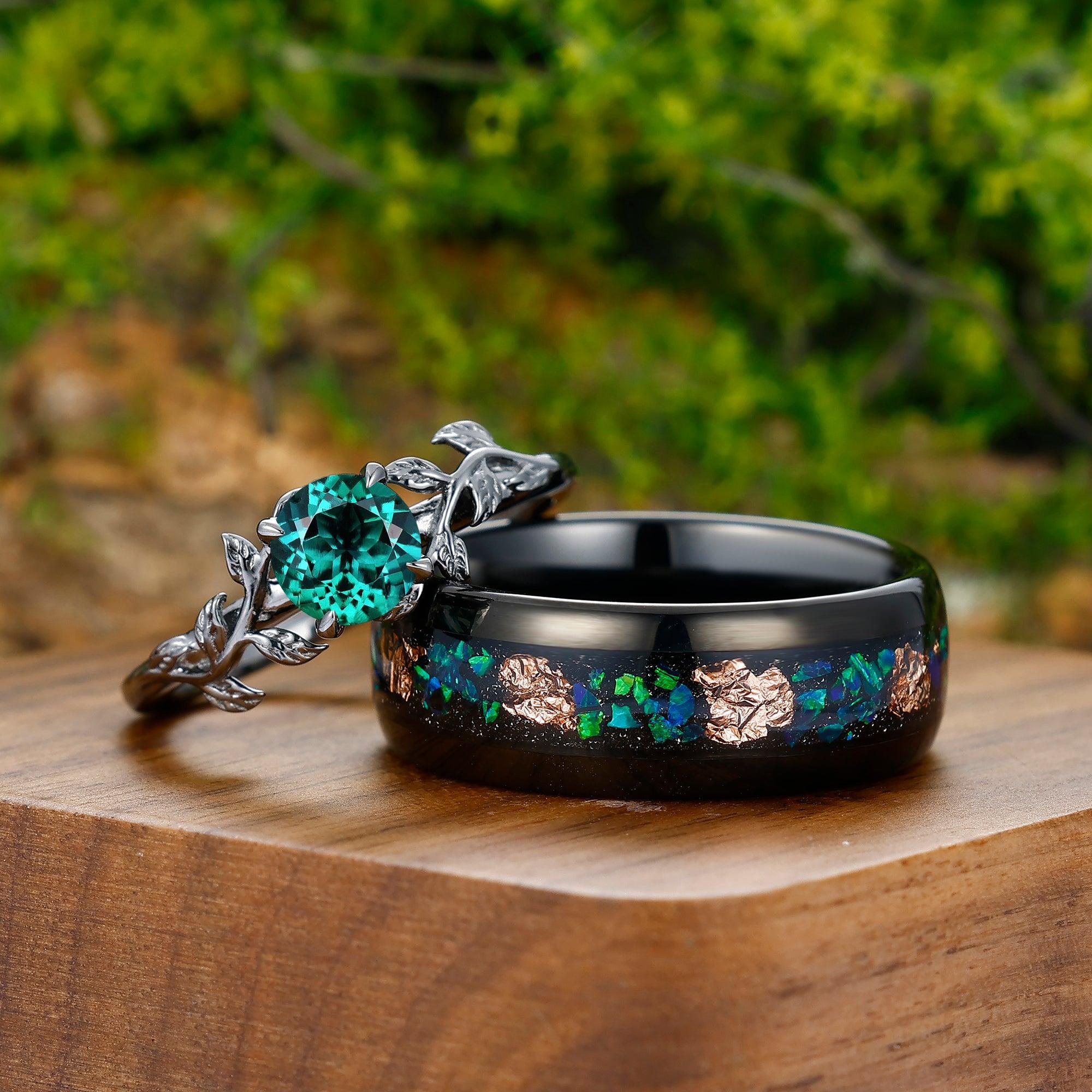 Wedding Set Rings For Women His And Hers Tungsten Wedding Band Set