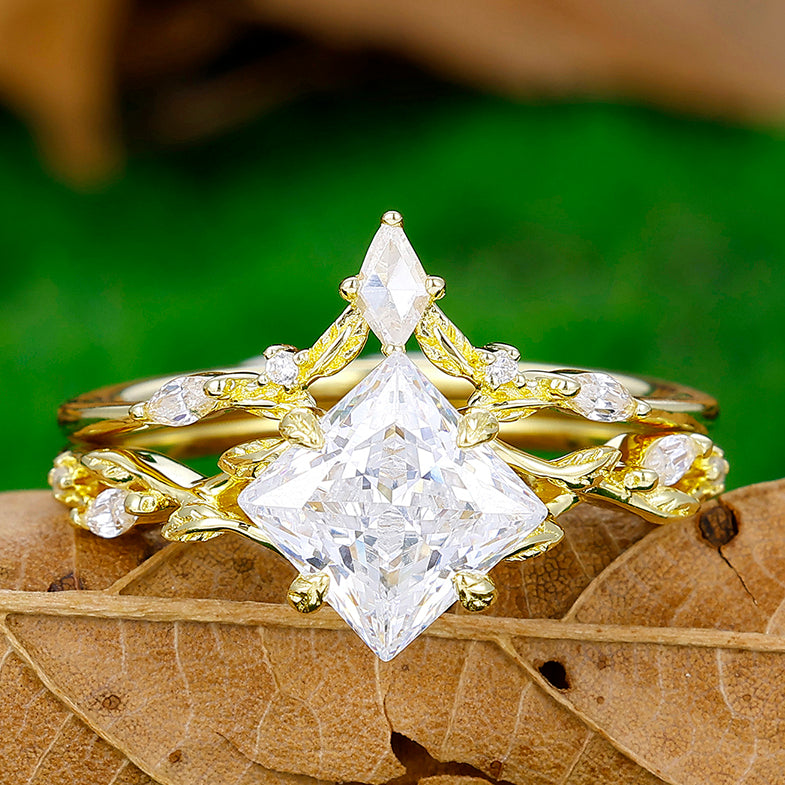 Fedine Fidanzamento Coppia 2 Pezzi/Set Elegante Anello Promessa Con Zircone Rotondo, Gioiello Di Anelli Fidanzamento In Argento - Foto 10