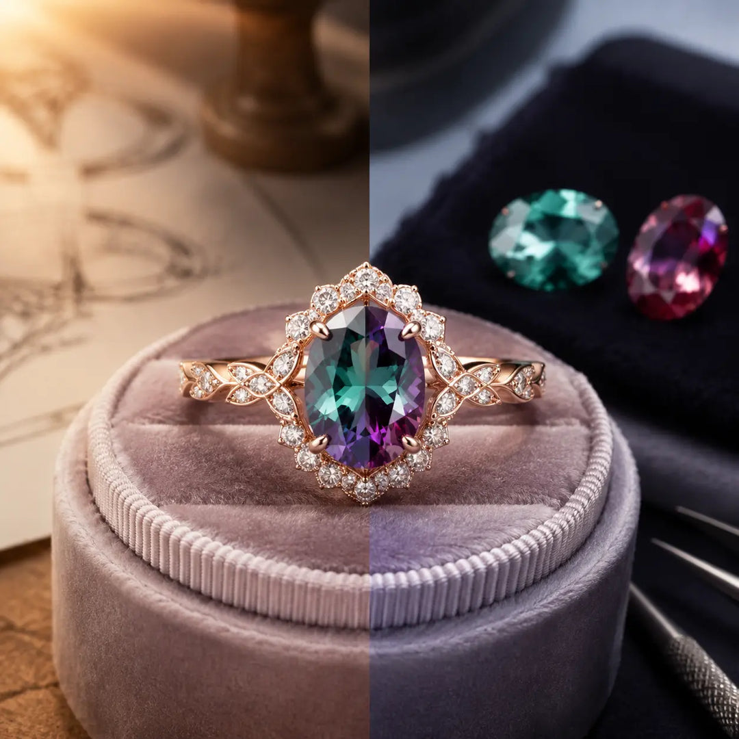 Alexandrite Engagement Ring: The Complete Guide (Color, Quality, Setting & Care)