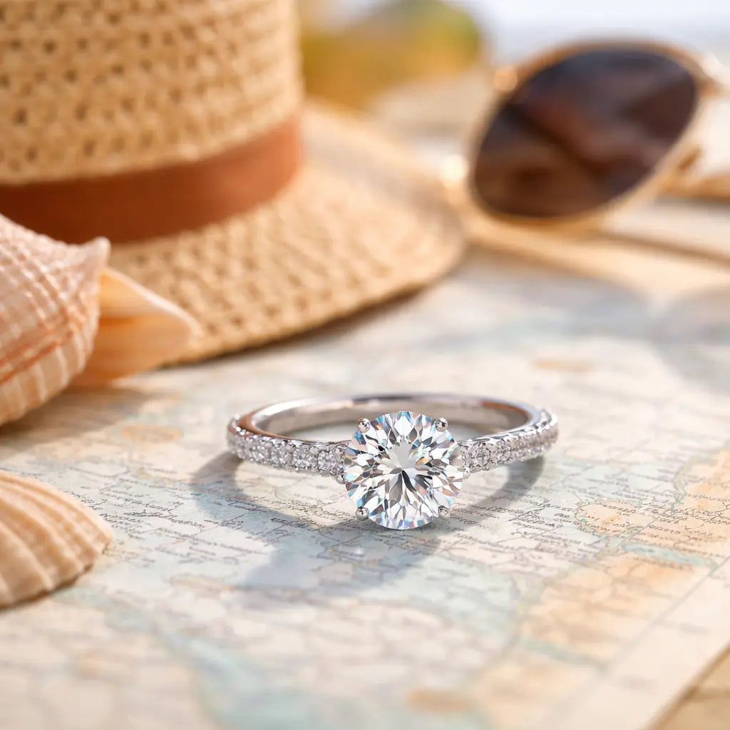 Best Travel Rings: Why You Need a Moissanite Stand-In for Your Vacation