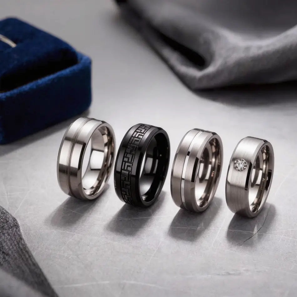 Father's Day Gift Guide: Tungsten & Men's Rings He'll Actually Wear