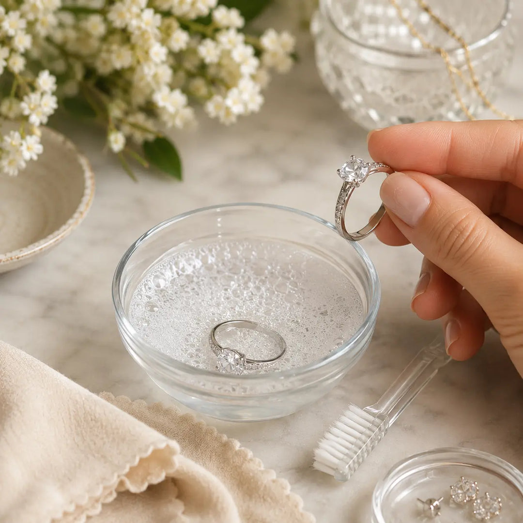 How to Clean Moissanite Rings at Home: Safe Methods vs. What to Avoid