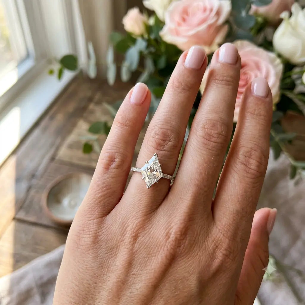 Kite-Shaped Engagement Rings: The Most Dramatic Cut You've Never Considered