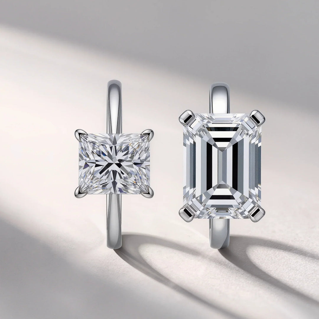 Radiant Cut vs. Emerald Diamond Rings: The Ultimate Guide to Rectangular Elegance