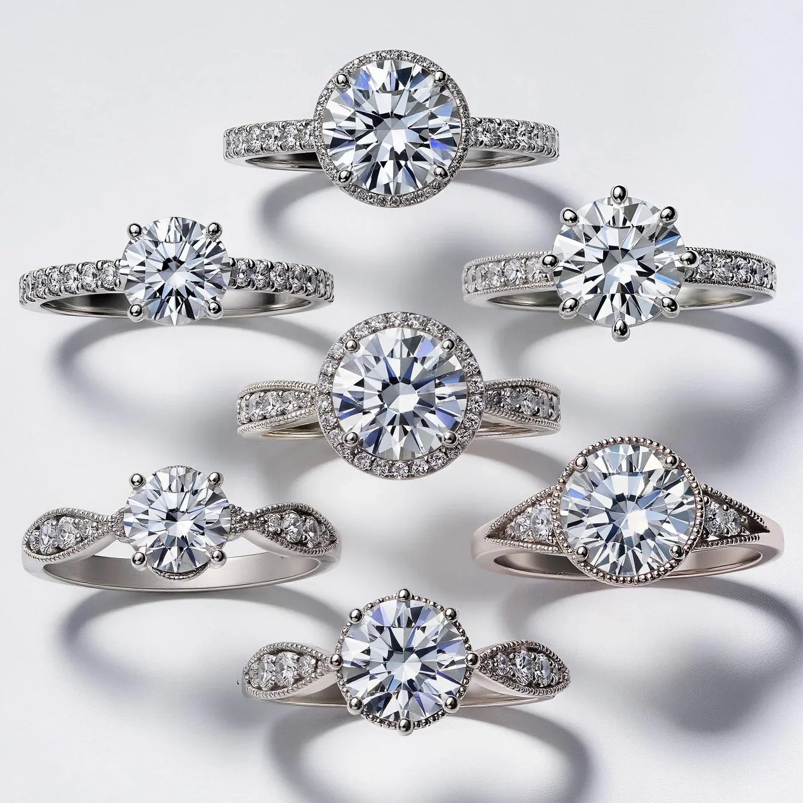 Budget-Friendly Round Cut Moissanite Rings from Esdomera News Matching Rings and Jewelry Collection