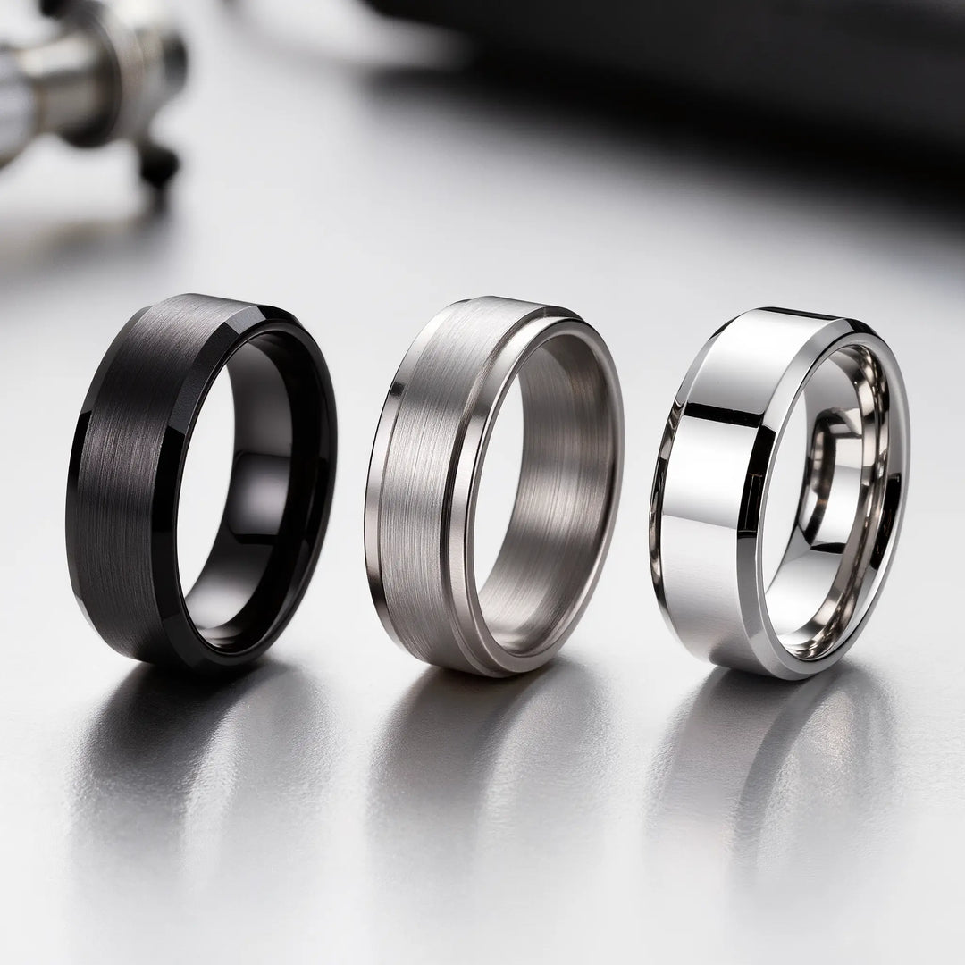 Tungsten vs. Titanium vs. Stainless Steel: Which Men's Ring Material Wins?
