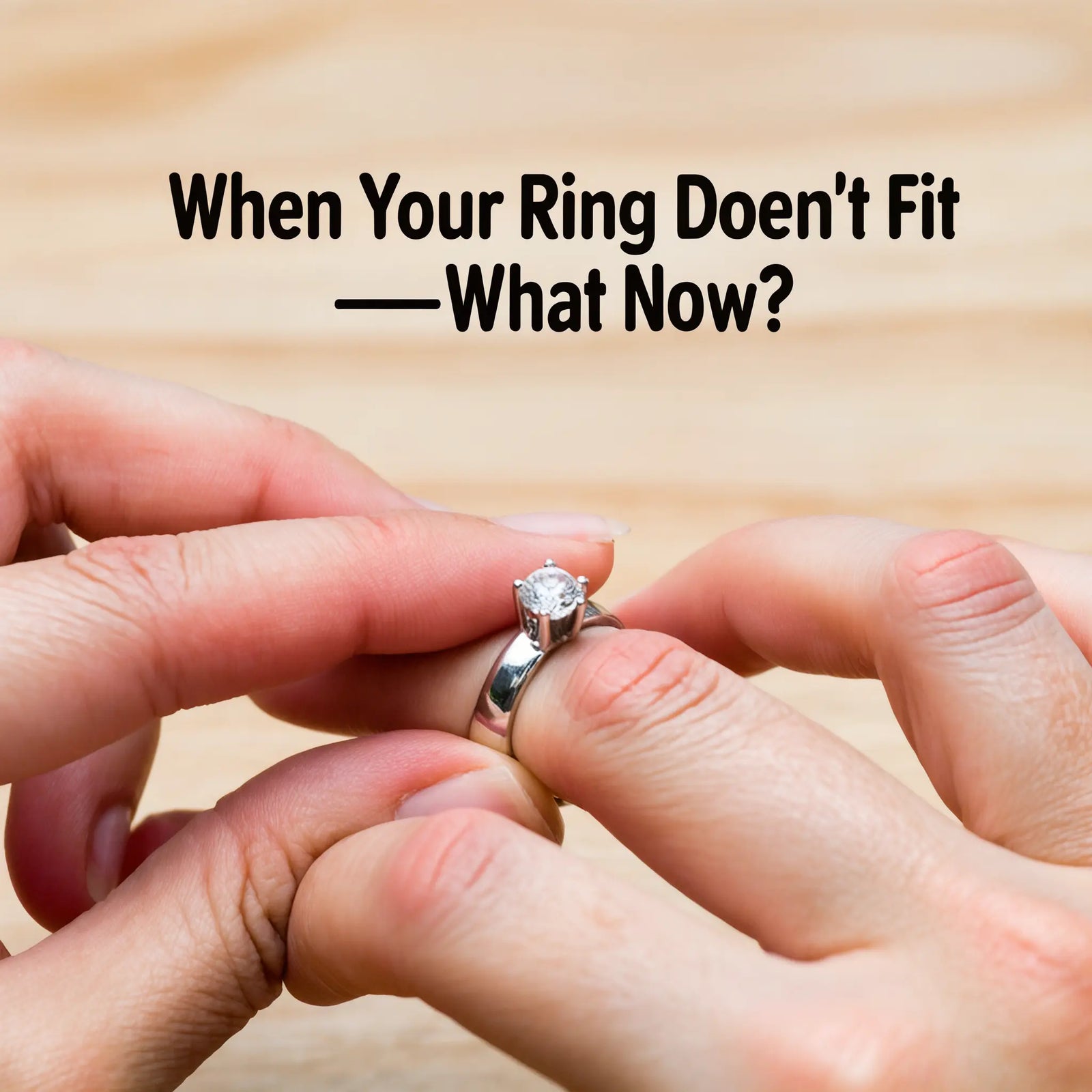 What to Do if Your Ring is the Wrong Size