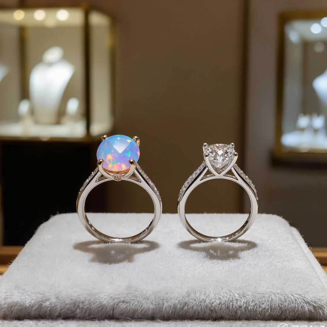 Opal vs. Diamond Engagement Rings: The Ultimate Guide to Choosing Your Forever Stone