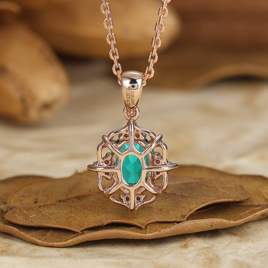 Vintage Oval Natural Red Garnet Pendant Necklace Women Anniversary Bridal Pendant (Copy) -  Esdomera.com