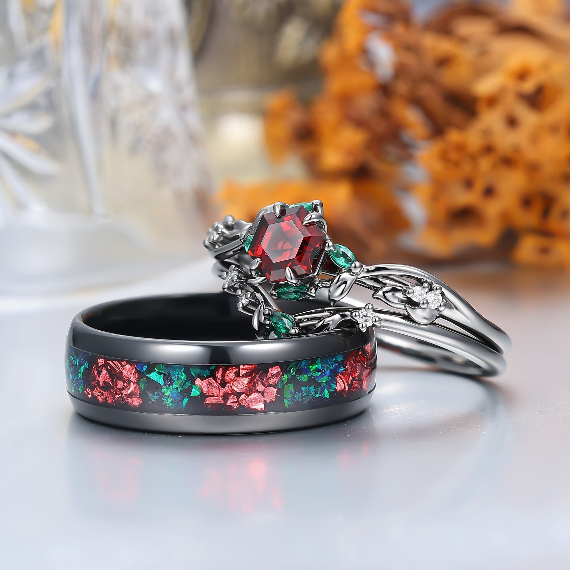 His and Hers Anniversary Rings | Matching Bands for Both Partners
