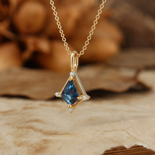 Kettinghanger in vliegervorm van natuurlijke mosagaat, 14K massief gouden hanger, sieradencadeau voor vrouwen