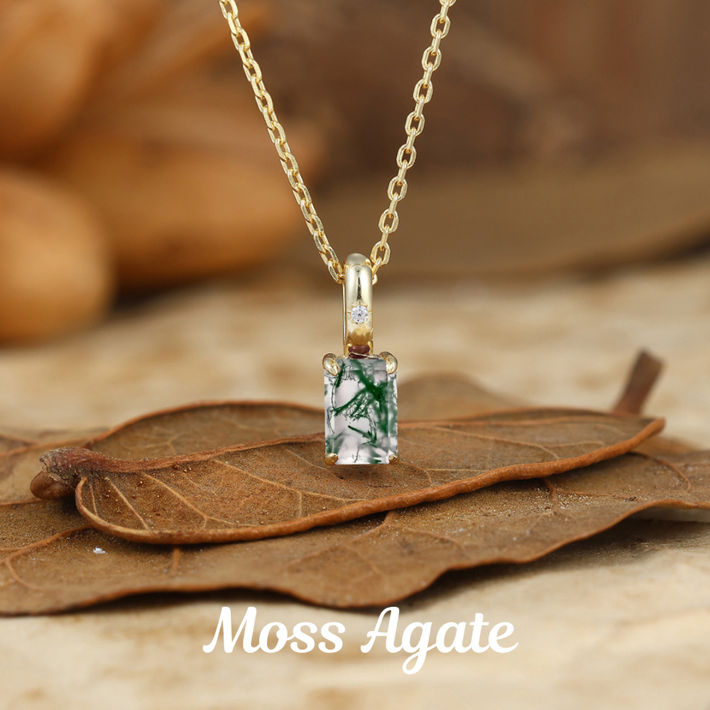 Elegant 0.75CT Pink Morganite Pendant Necklace Anniversary Gift For Women