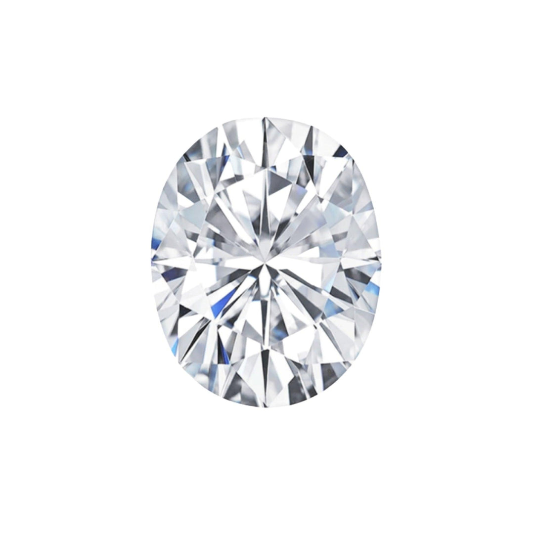 1ct Oval Cut Color VS1 Clarity Ideal Lab Grown Diamond Loose Stone - Esdomera