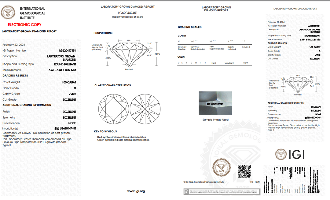 1ct Oval Cut Color VS1 Clarity Ideal Lab Grown Diamond Loose Stone - Esdomera