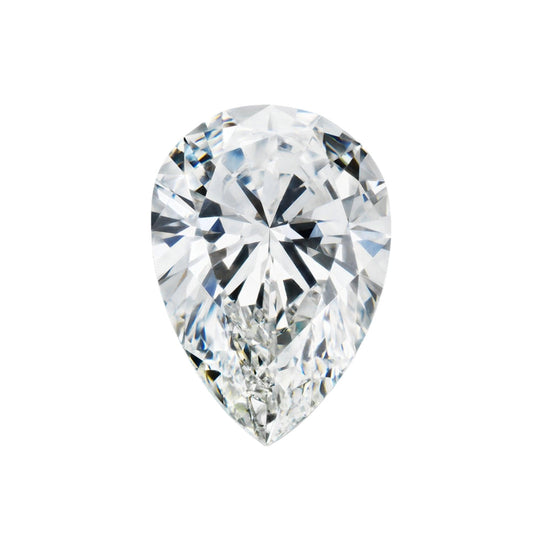 1ct Pear Cut F Color VS1 Clarity Ideal Lab Grown Diamond Loose Stone - Esdomera