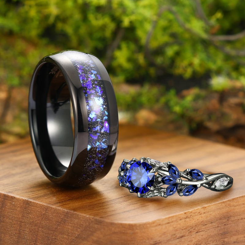 Whoiy Fedine Fidanzamento Coppia Nere, Anelli Donna Fidanzamento Carburo di Tungsteno Anello Lucido 6mm Anello di Coppia Regalo di San Valentino Whoiy Fedine Fidanzamento Coppia Nere, Anelli Donna Fidanzamento Carburo di Tungsteno Anello Lucido 6mm Anello di Coppia Regalo di San Valentino