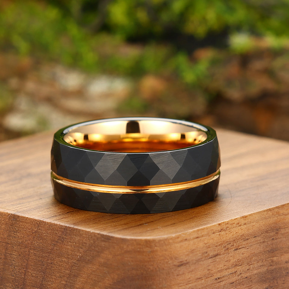 Anillo De ónix Negro Para Hombre, Anillo De Plata Con Sello - Anillo De ónix - Anillo De