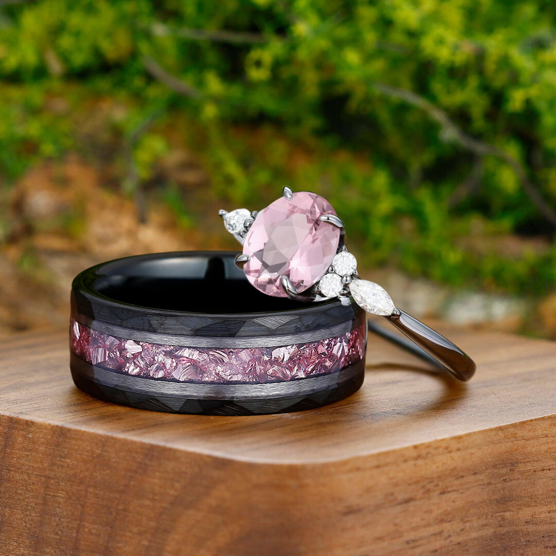 Couple Rings Black Camo Wedding Ring Sets Couple Rings Camo