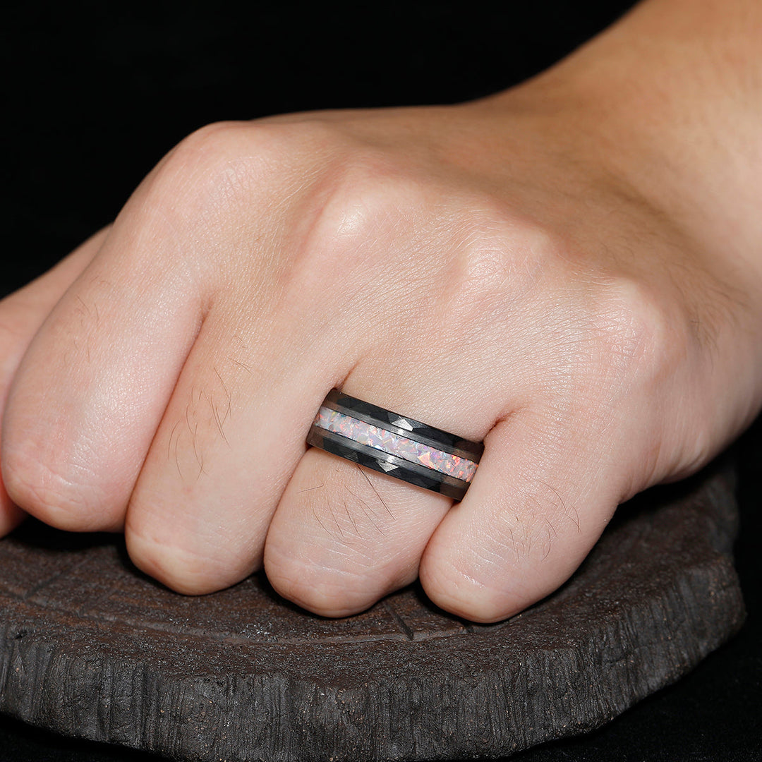 Anello Aperto Piuma In Argento 925 Voroco, Regolabile - Gioiello Per Donna, Festa, Matrimonio - Foto 2