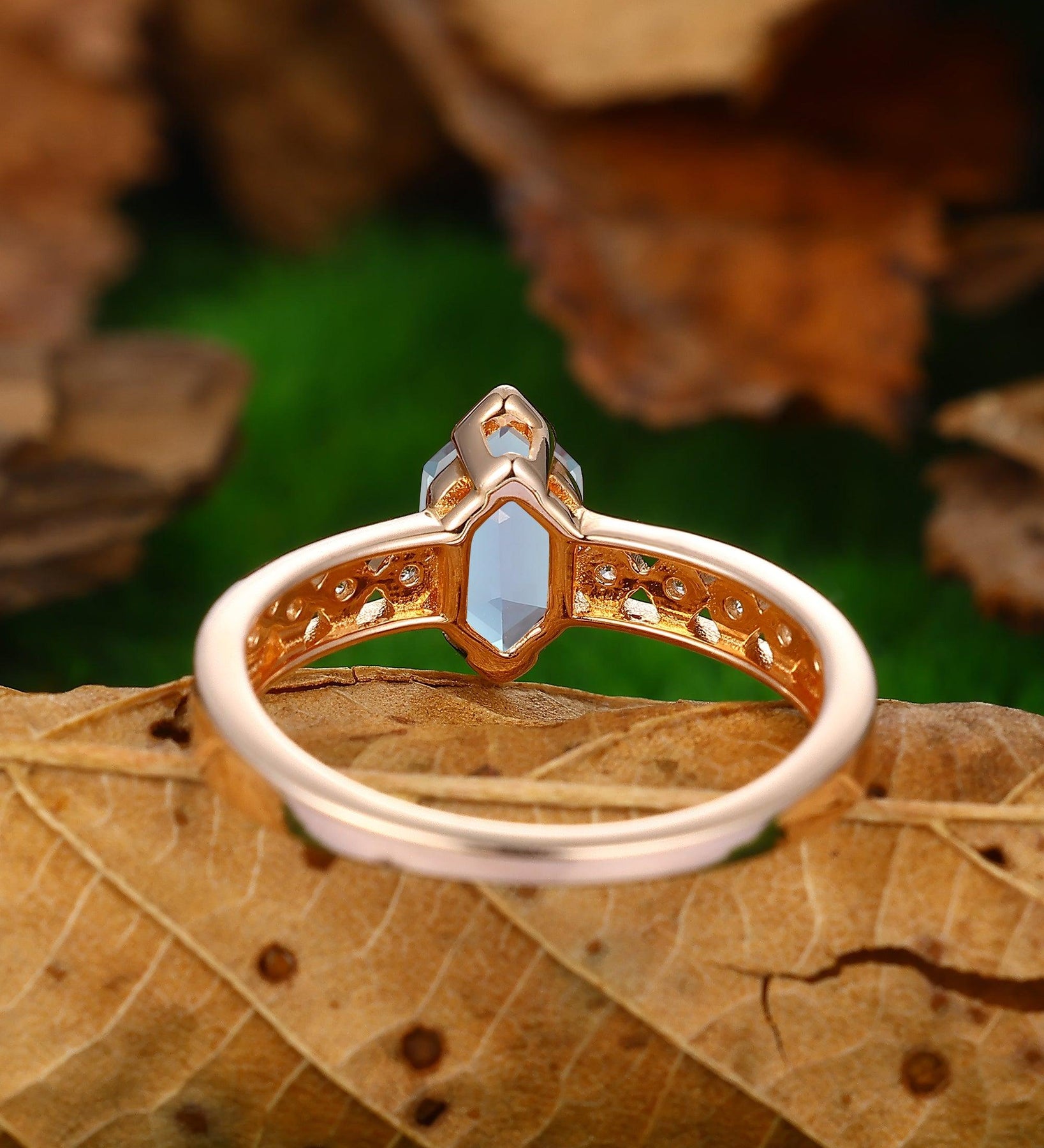 HONEYCAT Dotted Crystal Ring - Thin Band With AAA CZ Stones In Gold, Rose Gold, Or Silver Plated (Size 6)