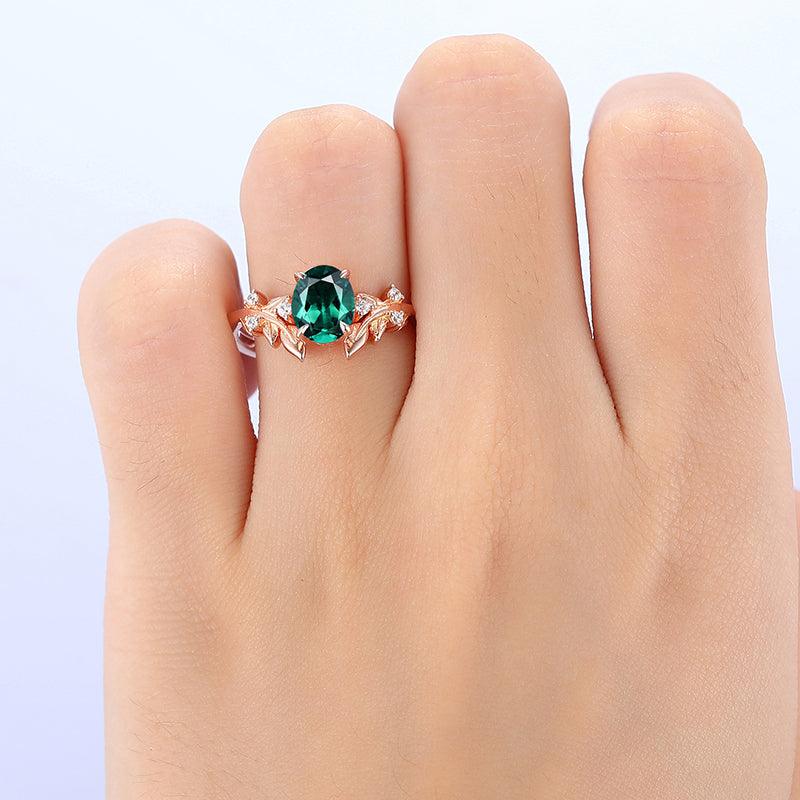 Natural Emerald high quality mens ring 1.5 Cts