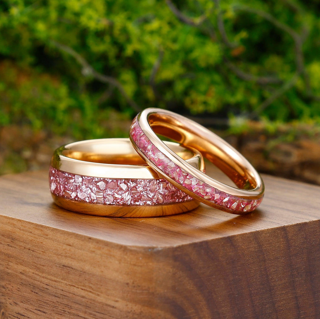 Wedding Rings Matching Promise Rings For Couples Unique His And