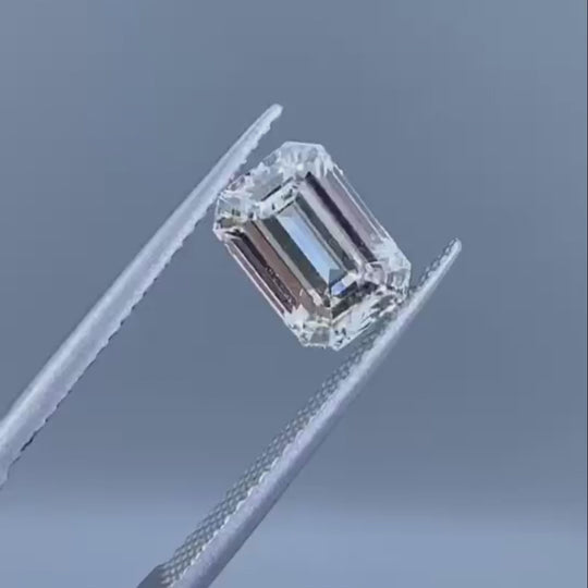 1ct Emerald  Cut  Color VS1 Clarity Ideal Lab Grown Diamond Loose Stone