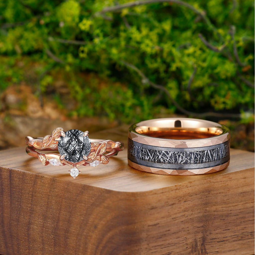超希少 tomo_kishida brown quartz ring リング unique-branches-black-